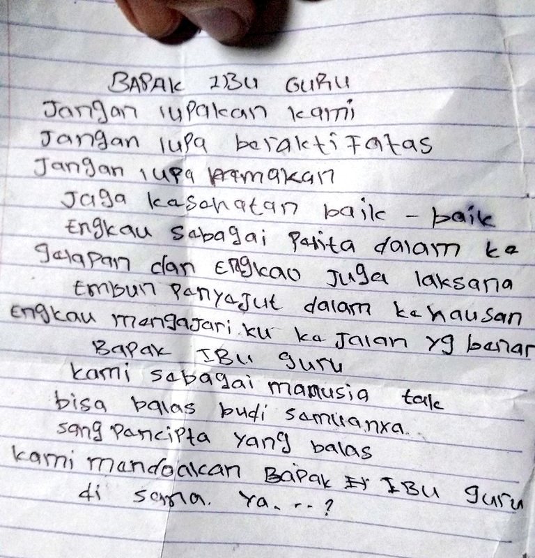Surat Cinta Anak Anak Papua Daniel Leonard Sinaga
